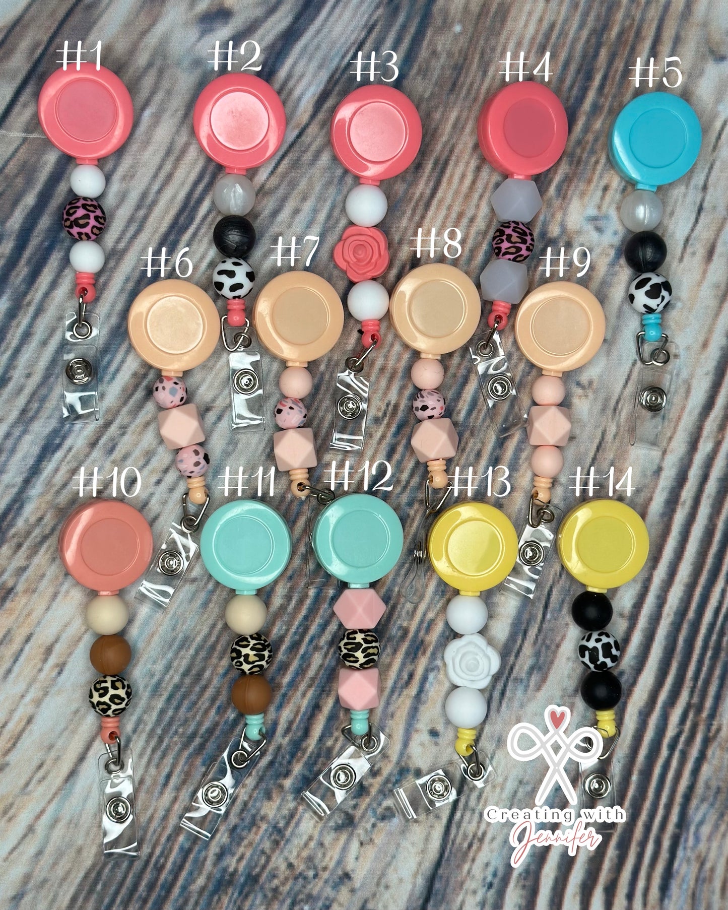 Beaded Badge Reels