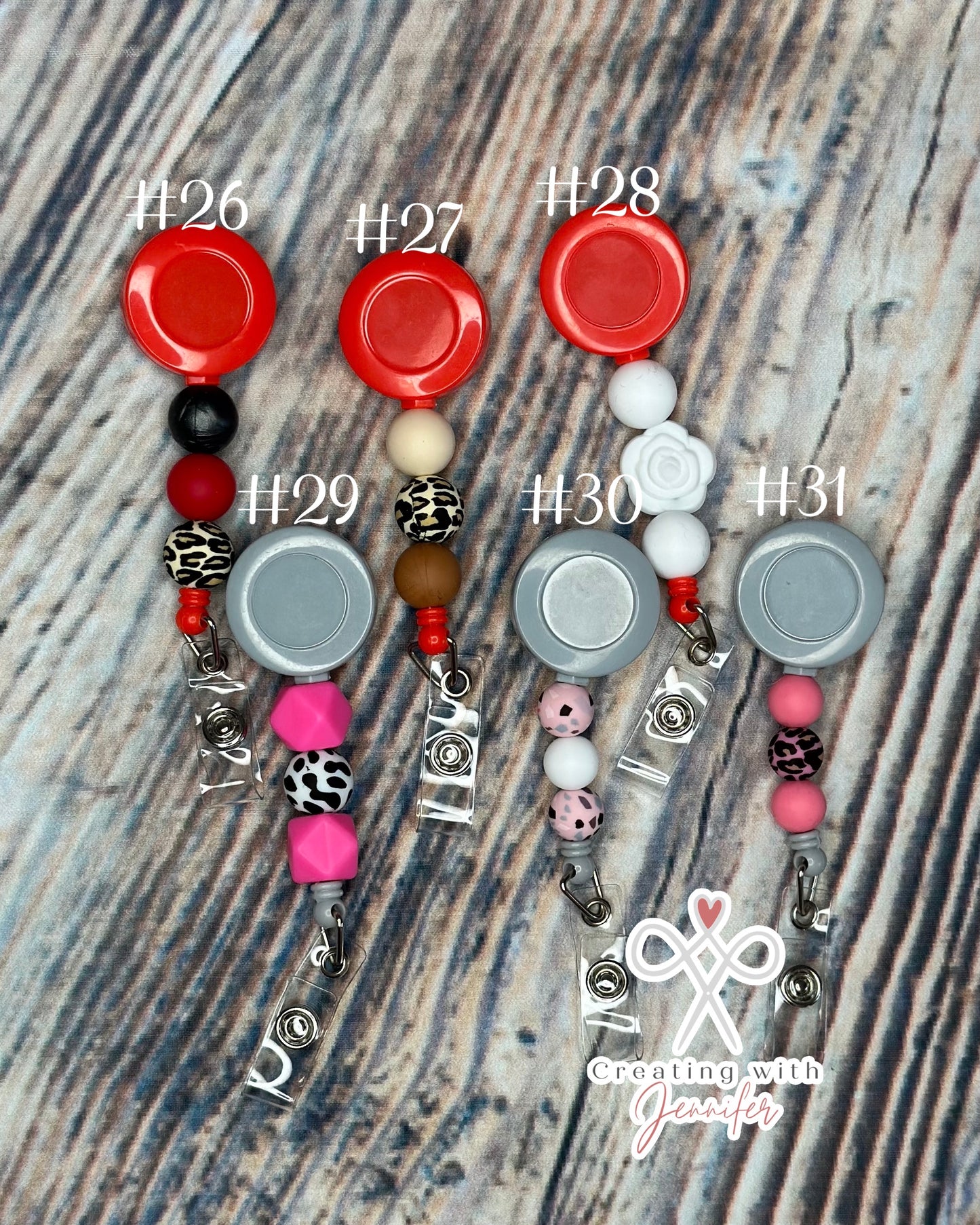 Beaded Badge Reels